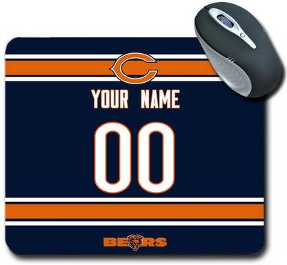 MIKKA NFL Chicago Bears Personalized Name/Number Mouse Pad 152116 Mousepad