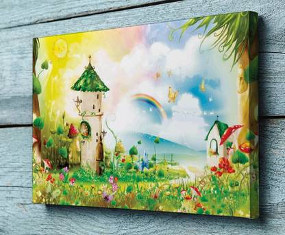 AY FASHION Framed Wall Painting Canvas for home & office decor 14 X 20 inch) etc_015 Canvas 20 inch x 14 inch Painting
