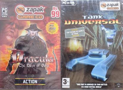 DRACULA THE DAYS OF GORE - PC CD ROM & TANK UNIVERSAL PC CD, GAME CDs (1ST)