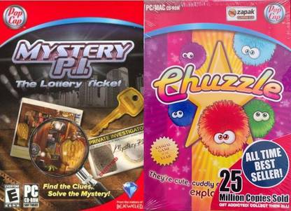 Mystery P.I.: The Lottery Ticket - PC & CHUZZLE (PC CD) GAME CD (1ST)