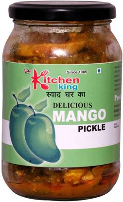 Kitchen King Best Quality Homemade Organic Delicious Mango Pickle Aam Ka Achar- 500gm Mango Pickle