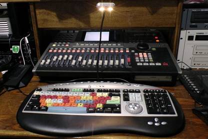 audio mixer video editing Paper Print