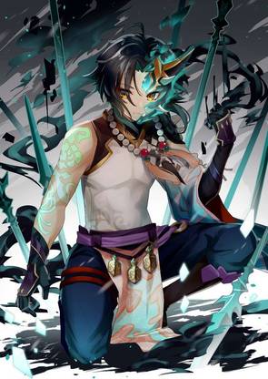 Xiao Genshin Impact Matte Finish Poster Paper Print