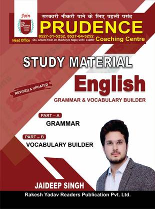 Study Material English Grammar And Vocabulary Builder