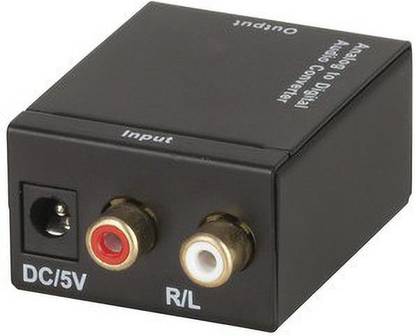 microware Analog to Digital Audio Converter,Stereo analog to coaxial and toslink converter Media Streaming Device