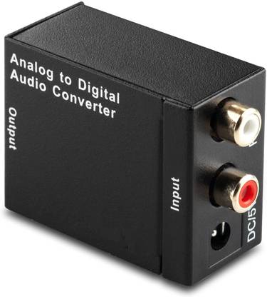 microware RCA Analog to Digital Optical Toslink Coaxial Audio Converter Adapter Media Streaming Device