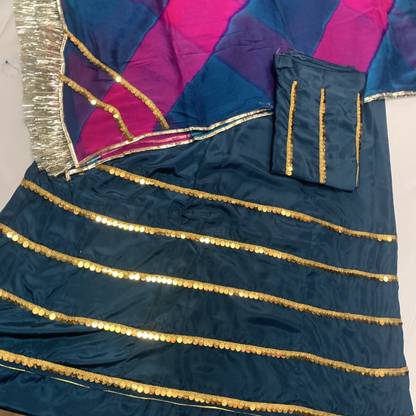 Embroidered Semi Stitched Rajasthani Poshak