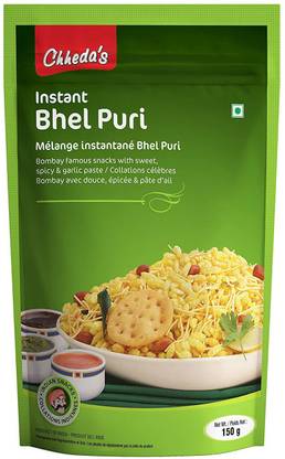 Chheda's Instant Bhel - Bhel Puri - Ready to Eat Snack Indian Namkeen - 275g Pack of 2