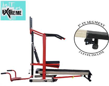 EXTREME FIT 4 in ONE Manual Treadmill Fitness Walking Jogging Exercise at Home Gym Treadmill (Max Weight:200 kg)