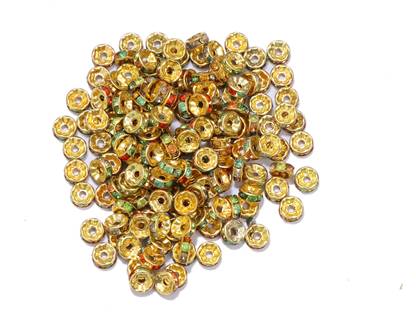 Honbom Round Crystal Diwali Hanging,Project Decorate Beads Chakri 50pc 10mm