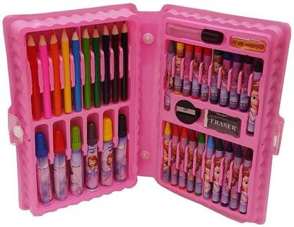 GD ZONE COLOR BOX Colouring Kit Combo Colors Box Color Pencil ,Crayons , Sketch Pens