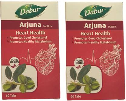 Dabur ARJUNA TABLET HEART HEALTH 60TABLET PACK OF 2