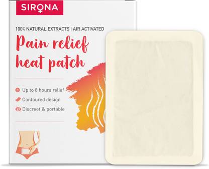 SIRONA Pain Relief Heat Patches for Period, Shoulder, Neck, Knee & Back Pain Plaster & Patch