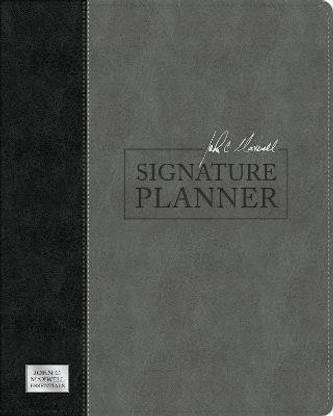 John C. Maxwell Signature Planner (Gray Black LeatherLuxe (R))