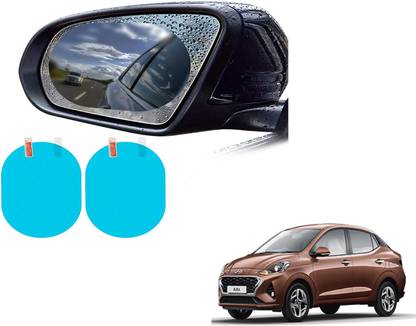 ABS AUTO TREND Car Mirror Anti Fog Rainproof Film For Hyundai Aura (2 Pcs.) Plastic Car Mirror Cover