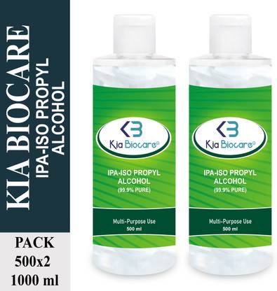 KIA BIOCARE ISO PROPYL ALCOHOL 99% PURE for Computers, Laptops, Mobiles for Computers, Laptops, Mobiles