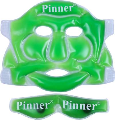 PINNER Anti-Fatigue Cooling Gel Face & Eye Mask with Strap | Facial Skin Refresh Face Shaping Mask