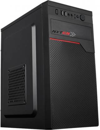 NXTGN NXTGN_Zeb_i3 Core i3 (8 MB RAM/Integrated Graphics Graphics/500 GB Hard Disk/64 GB SSD Capacity/Windows 10 (64-bit)/N/A GB Graphics Memory) Mid Tower