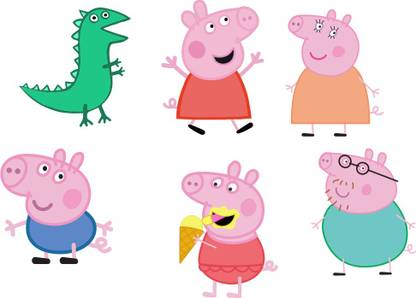 TikiTimes Peppa Pig Cutouts Paper Cut-outs