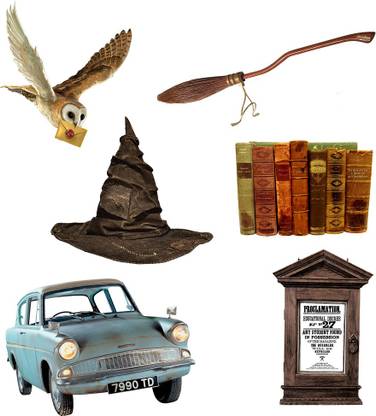 TikiTimes Harry Potter Cutouts Paper Cut-outs
