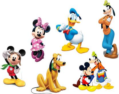 TikiTimes Mickey Mouse Cutouts Paper Cut-outs