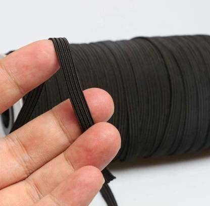Bobbiny Elastic Thread and Cord Black Elastic