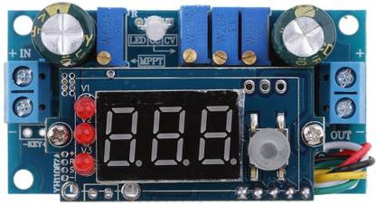 TRUSTECH 5A MPPT Solar Panel Controller DC-DC Step-Down CC/CV Charging Module Display Electronic Components Electronic Hobby Kit