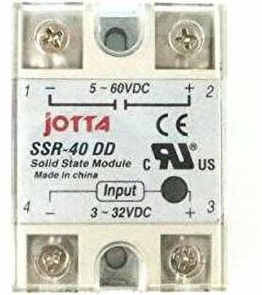 TRUSTECH Solid State Relay Ssr-40dd 40a 3-32v Dc to 5-60v Dc Ssr 40dd Relay Solid State Electronic Components Electronic Hobby Kit