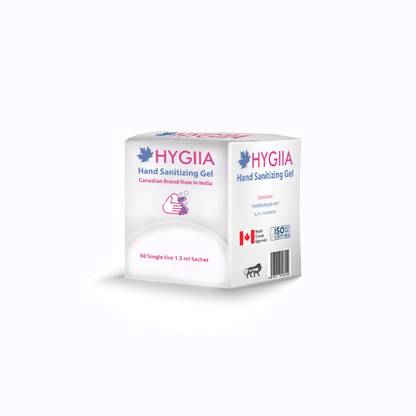 HYGIIA 1.5ml X 50 Hand Sanitizer Sachet