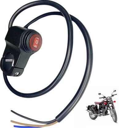 Dhe Best Bike Fog Lamp/Head Handlebar Mount 2 Way Switch for Classic 350 Handle Bar