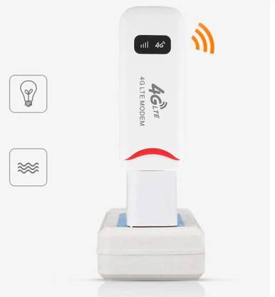 LTE ™ 3G/4GUSB Wifi Hotspot Router With Sim Card Support Jio/Idea/Airtel/Vodafone Combo Set