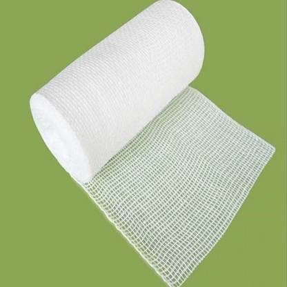 Aidcure Rolled Cotton Bandage 7.5cm x 2.5mtr [ 1 x 12 Rolls x 10 Pack ] Gauze Medical Dressing