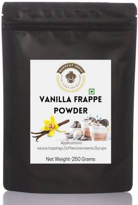Bakefat India Vanilla Frappe Powder/Coffee Thickener Powder-250 Grams
