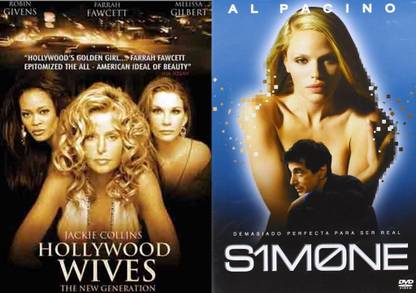 SIMONE & HOLLYWOOD WIVES : THE NEW GENERATION DVDs 2 DVD SET, BLOCKBUSTER MOVIES , ENGLISH MOVIE DVD