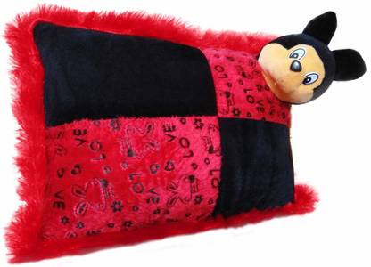 Anil Enterprises Microfibre Baby Pillow Pack of 1 Toons & Characters Velvet Cartoon Toddler, Girl, Kids, Boys, Baby Pillow, 10 x 15 Inch