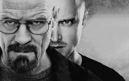 Jesse Pinkman Walter White Works ON FINE ART PAPER HD QUALITY WALLPAPER POSTER Fine Art Print