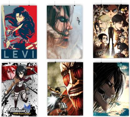 (Attack on Titans Pack of 6) 106 Paper Print