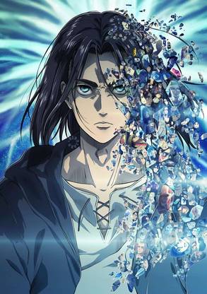 Eren Jaeger Attack On Titan Anime Series Matte Finish Poster Paper Print