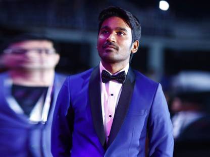 Indian Actor Dhanush Multicolour Photo Paper Print Poster Photographic Paper Photographic Paper