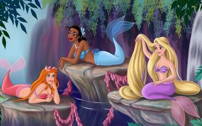 disney princess high definition on fine art paper 13x19 Fine Art Print