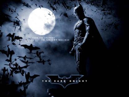 The Dark Knight Batman Movies HD Wallpaper on fine art paper 13x19 Fine Art Print