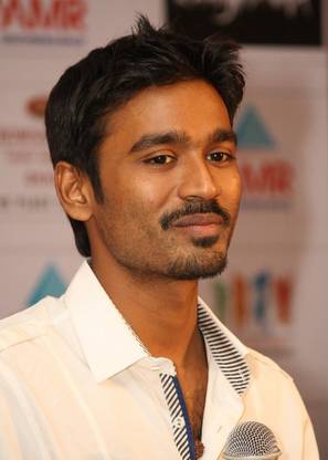 Indian Actor Dhanush Multicolour Photo Paper Print Poster Photographic Paper Photographic Paper