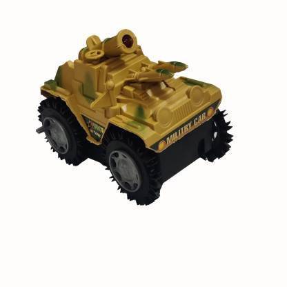 gthf MRT Military Shade Tumbling Tank 360° Action Stunt with Red Flashing Light Toy