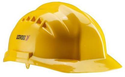 UDYOGI ULTRA VENT 7000 HDPE (High Density Polyethylene) Safety Helmet Yellow ULTRA VENT 7000 HDPE (High Density Polyethylene) Safety Helmet Yellow Construction Helmet