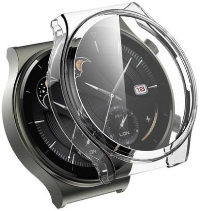 KAZUKI Front and Back Screen Guard for Huawei Watch GT 2 Pro Protective Bumper Case (Transparent)