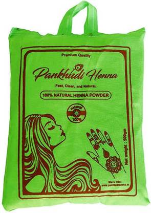 Pankhudi henna powder for hair benefits - 500Gm