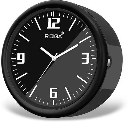 RIDIQA Analog Black Clock
