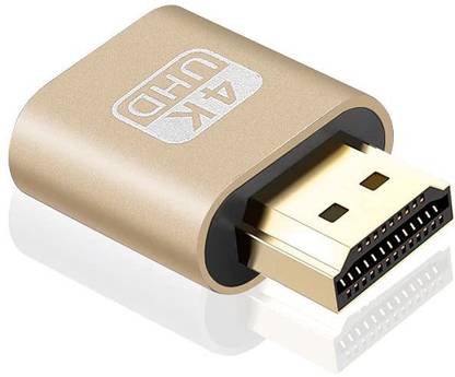 RuhZa High Resolution Virtual Monitor Display Emulator 4K HDMI Dummy Plug HDMI Connector