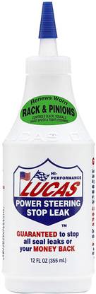 LUCAS Power Steering Stop Leak 12 oz. Lucas 10008 Power Steering Stop Leak 12 oz. Transmission Oil