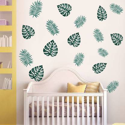 Newway Decaals Wallsticker Decorative Leaves Design